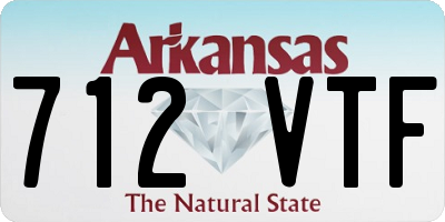 AR license plate 712VTF