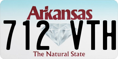 AR license plate 712VTH