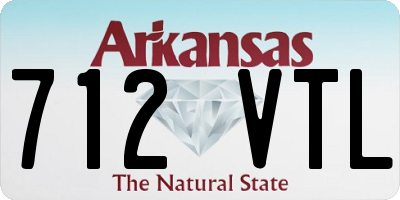 AR license plate 712VTL