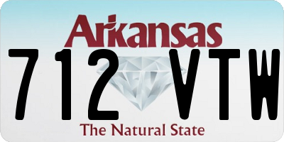 AR license plate 712VTW