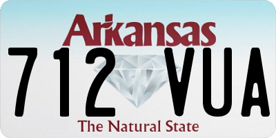 AR license plate 712VUA