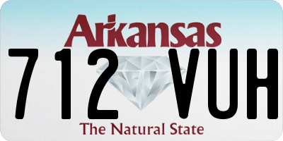 AR license plate 712VUH