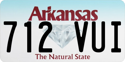 AR license plate 712VUI