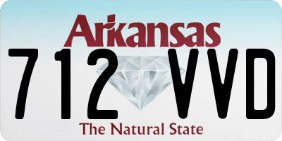 AR license plate 712VVD