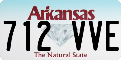 AR license plate 712VVE