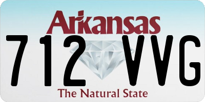 AR license plate 712VVG