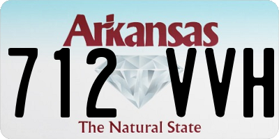 AR license plate 712VVH