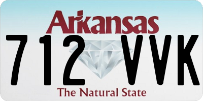 AR license plate 712VVK
