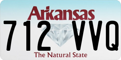 AR license plate 712VVQ