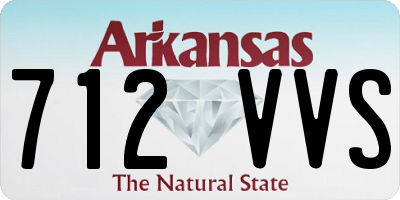 AR license plate 712VVS