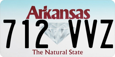 AR license plate 712VVZ