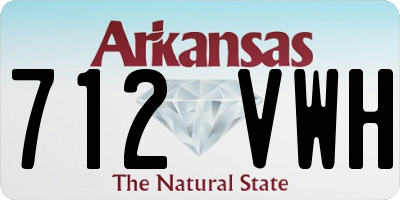 AR license plate 712VWH