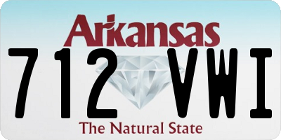 AR license plate 712VWI