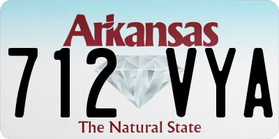 AR license plate 712VYA