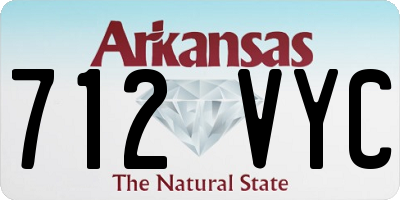 AR license plate 712VYC