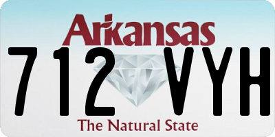 AR license plate 712VYH