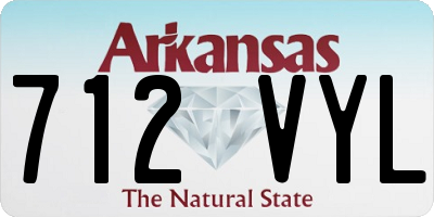 AR license plate 712VYL