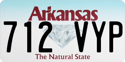 AR license plate 712VYP