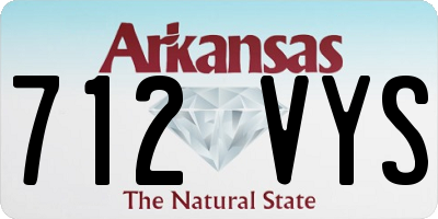 AR license plate 712VYS