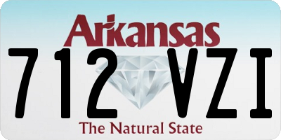 AR license plate 712VZI