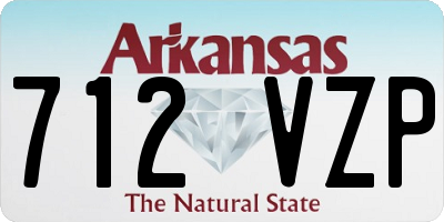 AR license plate 712VZP