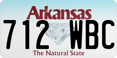 AR license plate 712WBC