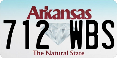 AR license plate 712WBS
