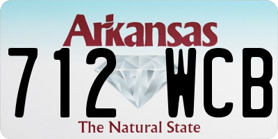 AR license plate 712WCB