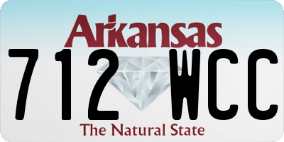 AR license plate 712WCC