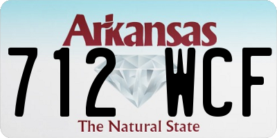 AR license plate 712WCF