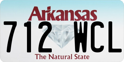 AR license plate 712WCL