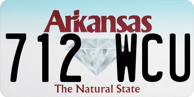 AR license plate 712WCU