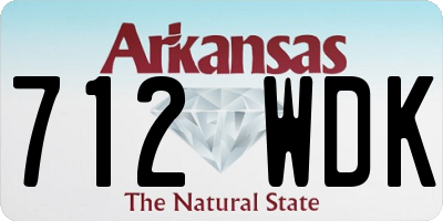 AR license plate 712WDK