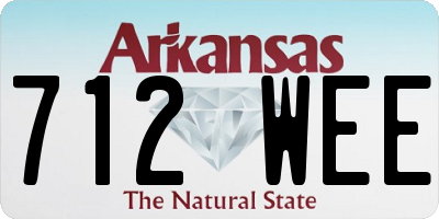 AR license plate 712WEE