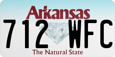 AR license plate 712WFC
