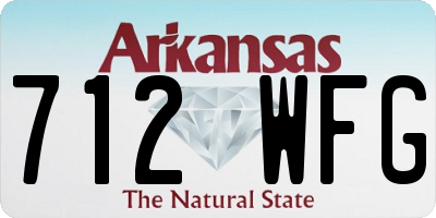 AR license plate 712WFG