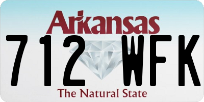 AR license plate 712WFK