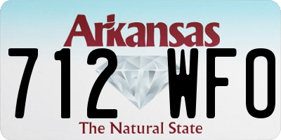 AR license plate 712WFO