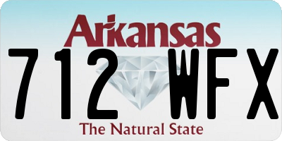 AR license plate 712WFX