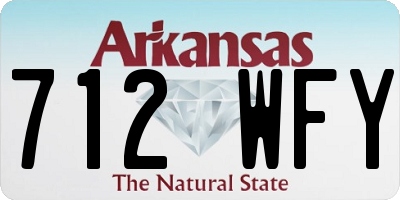 AR license plate 712WFY