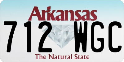AR license plate 712WGC