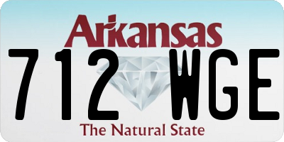 AR license plate 712WGE