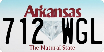 AR license plate 712WGL