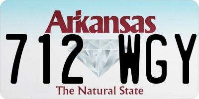 AR license plate 712WGY