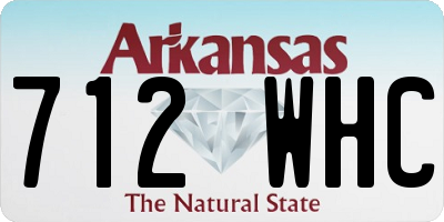 AR license plate 712WHC