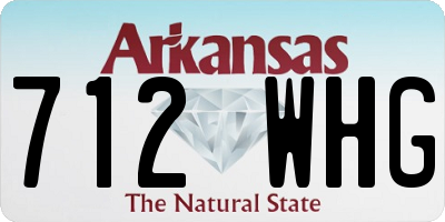 AR license plate 712WHG