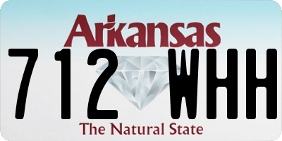 AR license plate 712WHH