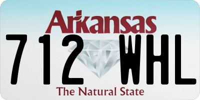 AR license plate 712WHL