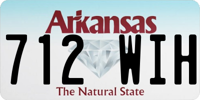 AR license plate 712WIH