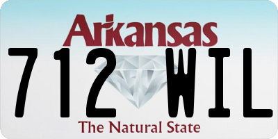 AR license plate 712WIL